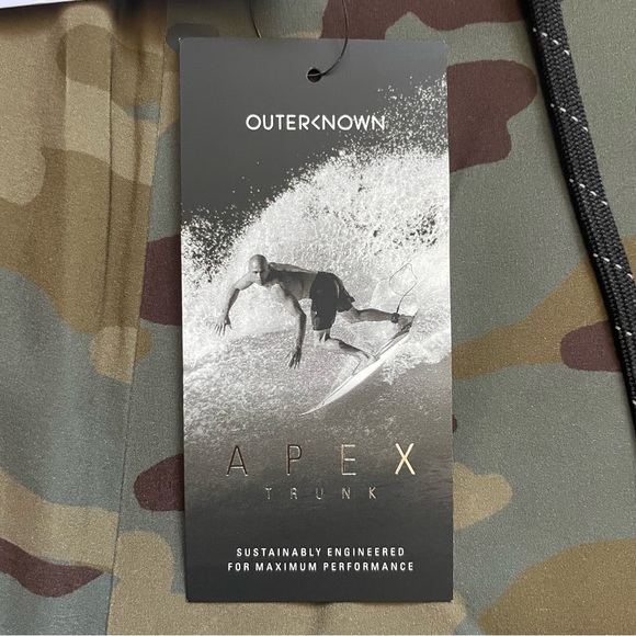 Outerknown Men's Camouflage Apex Trunks - Picture 5 of 6